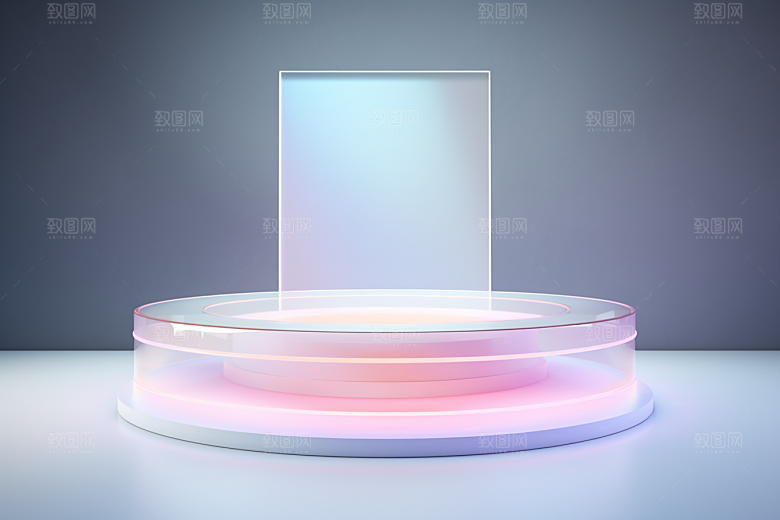 玻璃质感透明通透背景