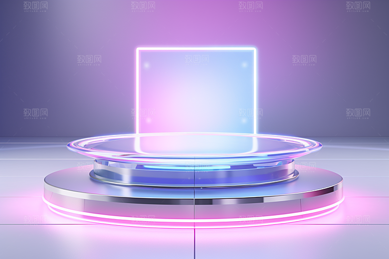 玻璃质感彩色透明背景