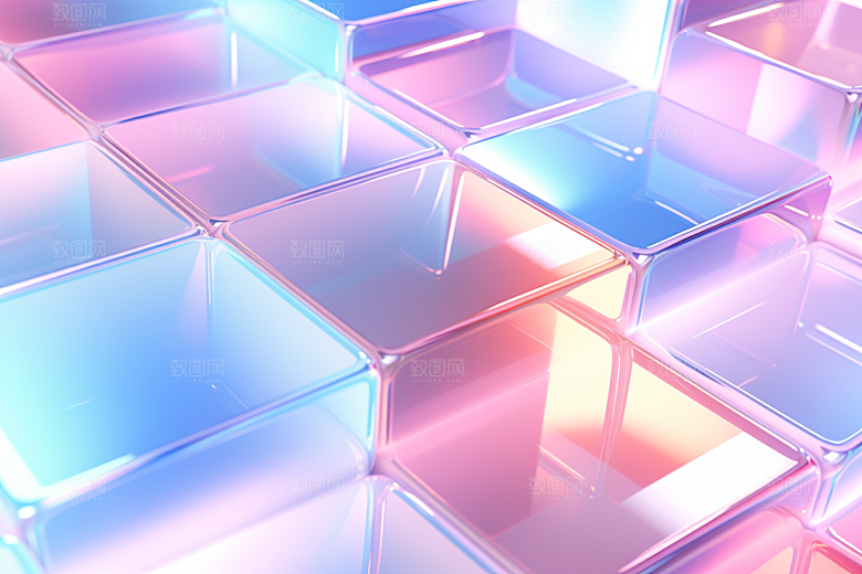 玻璃质感柔和透明背景