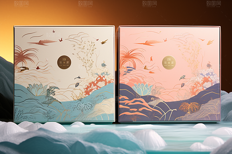 玻璃质感抽象柔和背景
