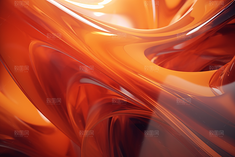 玻璃质感抽象通透背景
