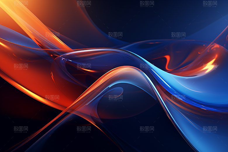玻璃质感抽象高清背景