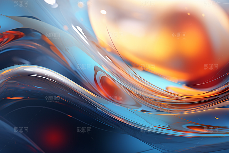 玻璃质感透明柔和背景