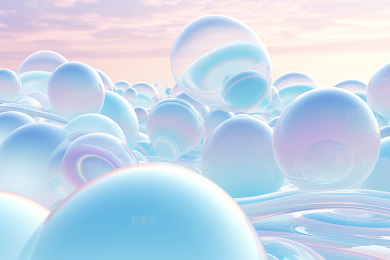 玻璃质感渐变透明背景