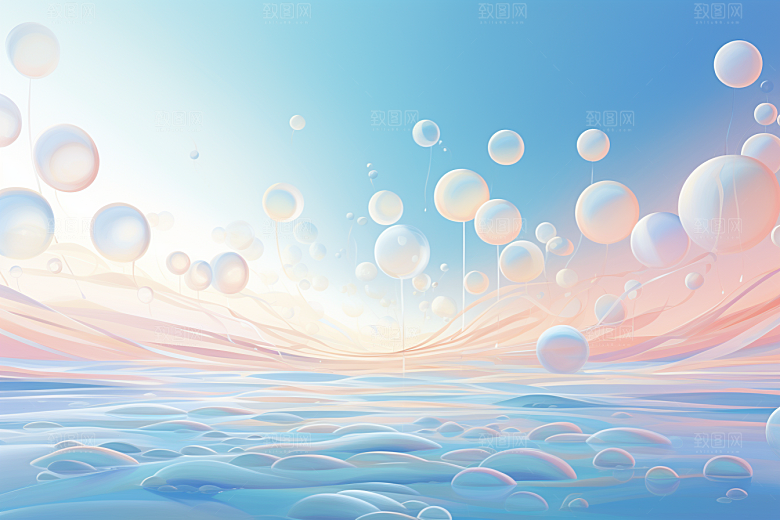 玻璃质感透明通透背景