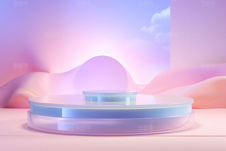 玻璃质感通透高清背景