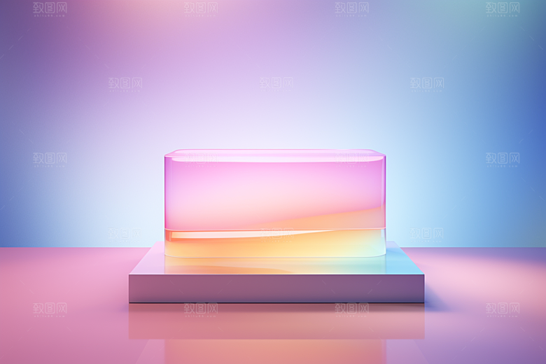 玻璃质感柔和肌理背景