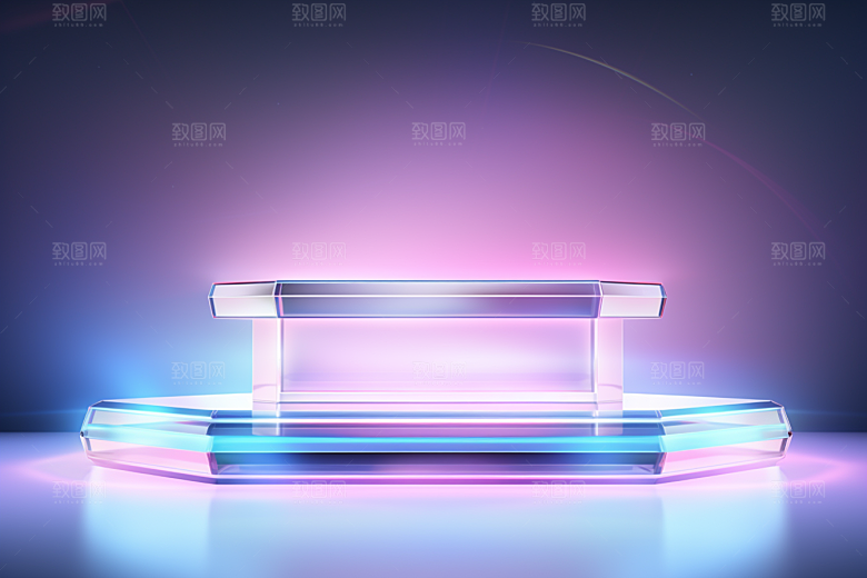 玻璃质感艺术感柔和背景