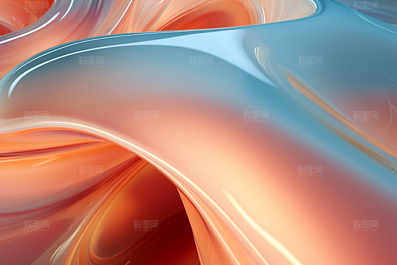 玻璃质感透明清新背景