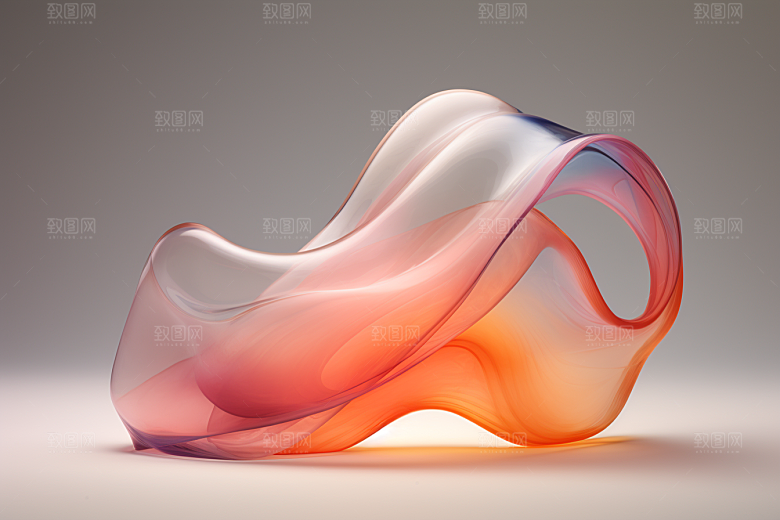 玻璃质感渐变肌理背景
