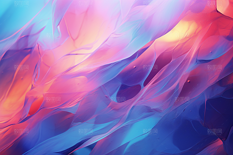 玻璃质感渐变通透背景