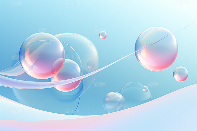 玻璃质感透明高清背景