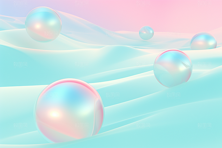 玻璃质感透明渐变背景