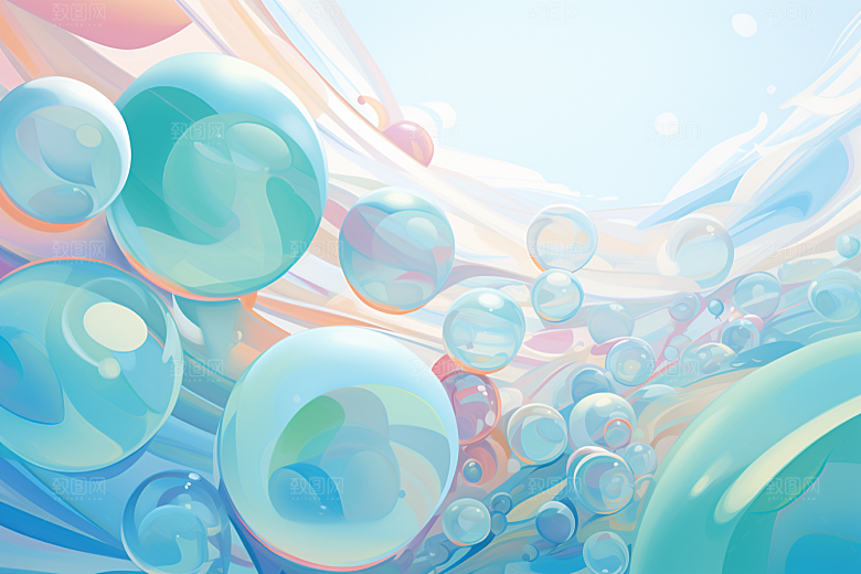 玻璃质感通透透明背景