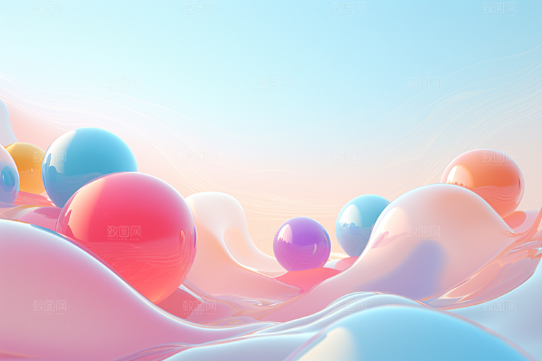 玻璃质感光泽通透背景