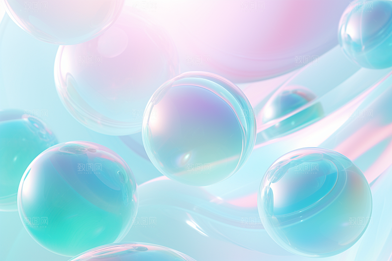 玻璃质感通透高清背景