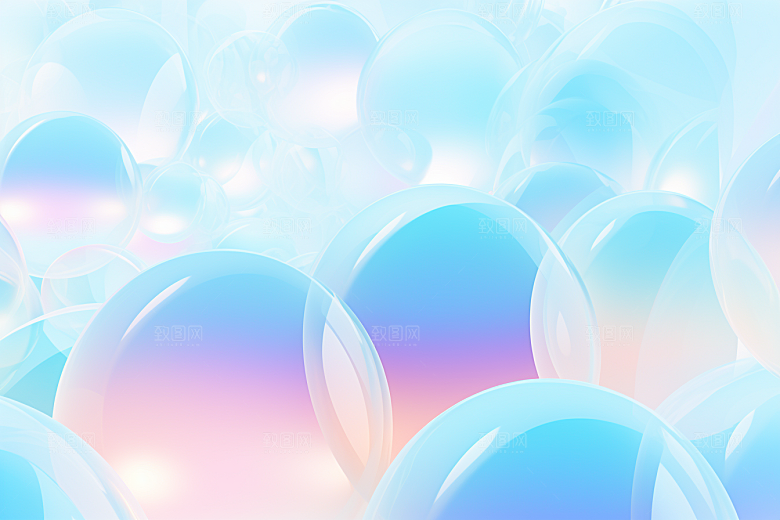 玻璃质感光泽通透背景