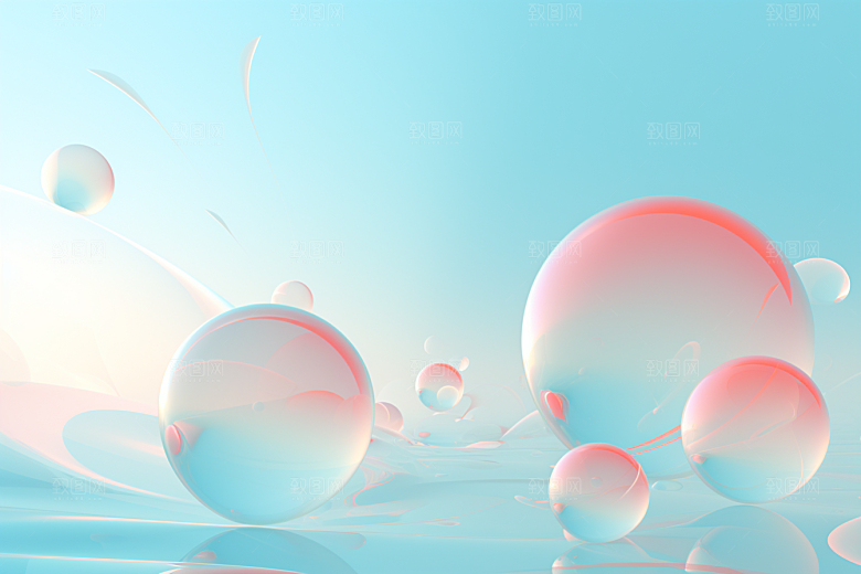 玻璃质感高清通透背景