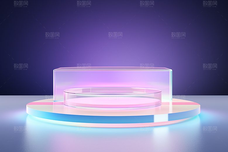 玻璃质感渐变高清背景