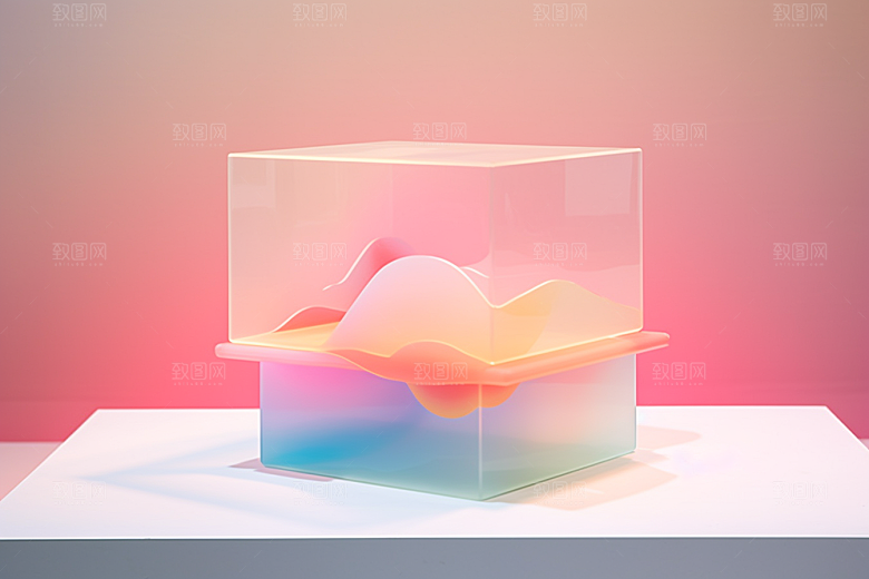 玻璃质感肌理艺术感背景