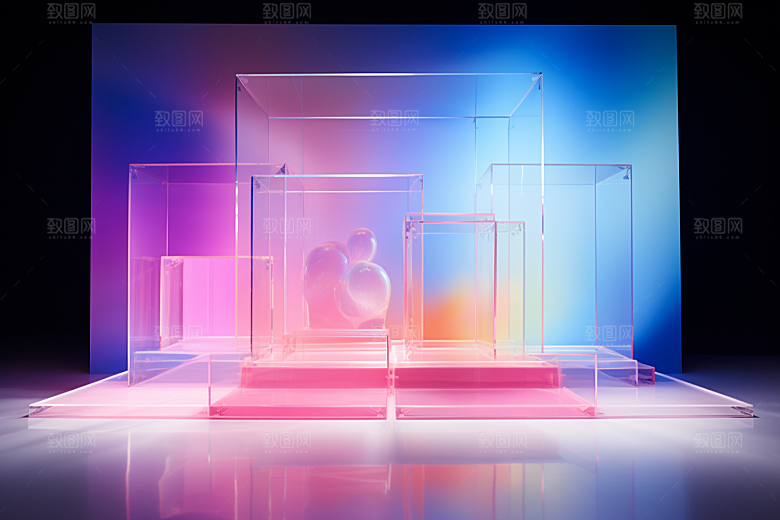 玻璃质感柔和高清背景