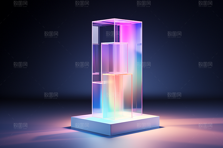 玻璃质感透明高清背景