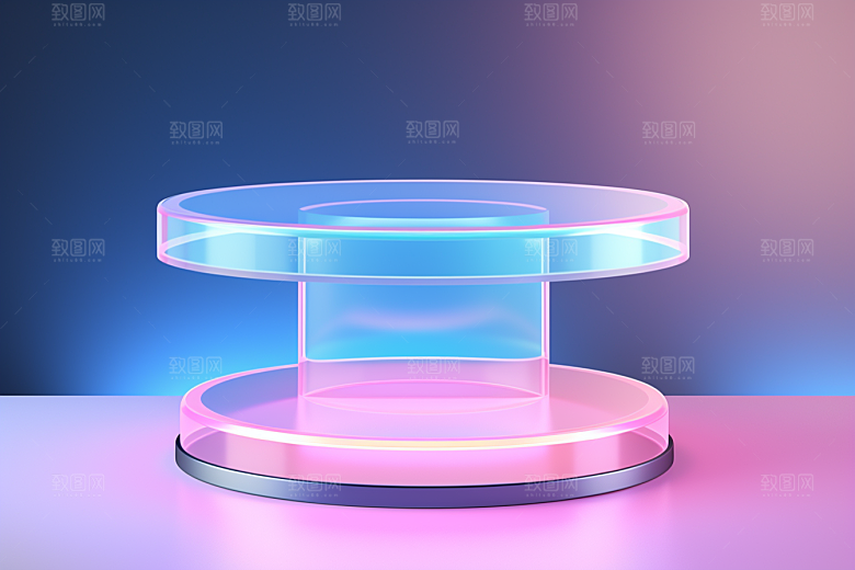 玻璃质感艺术感清新背景