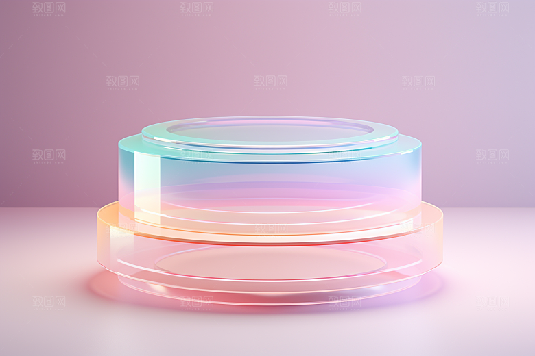 玻璃质感艺术感渐变背景