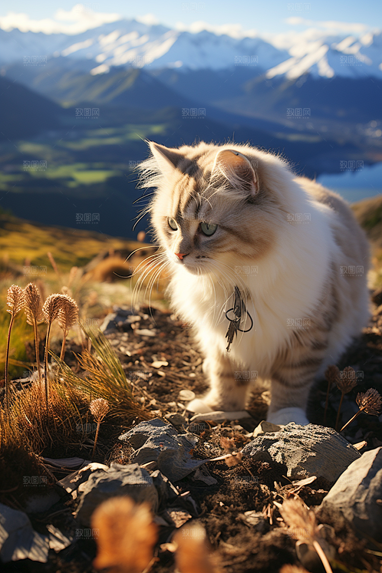 布偶猫清新仙女猫摄影图