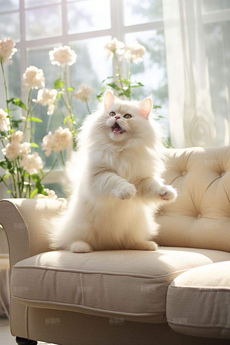 布偶猫可爱仙女猫摄影图