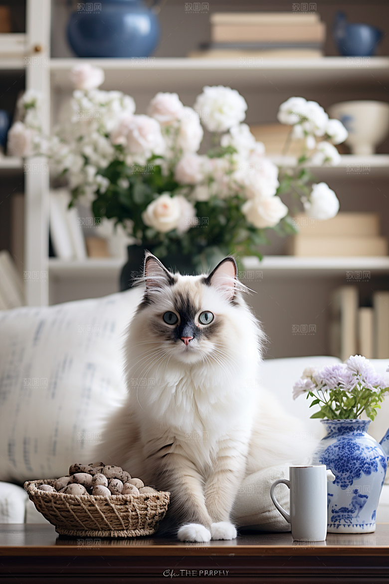 布偶猫高清生活摄影图