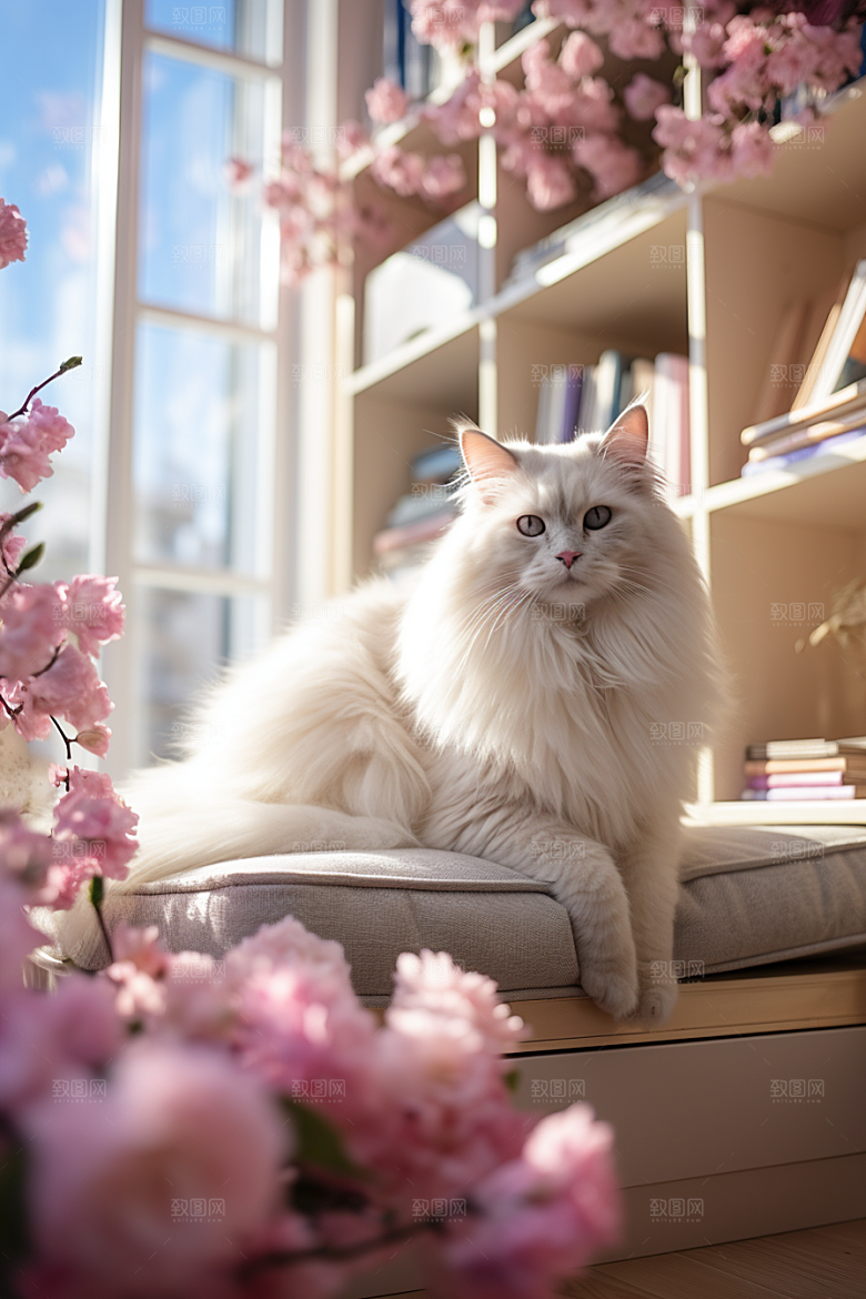 布偶猫自然仙女猫摄影图
