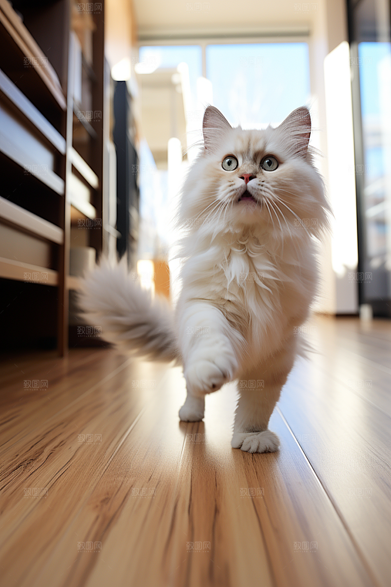 布偶猫清新自然摄影图
