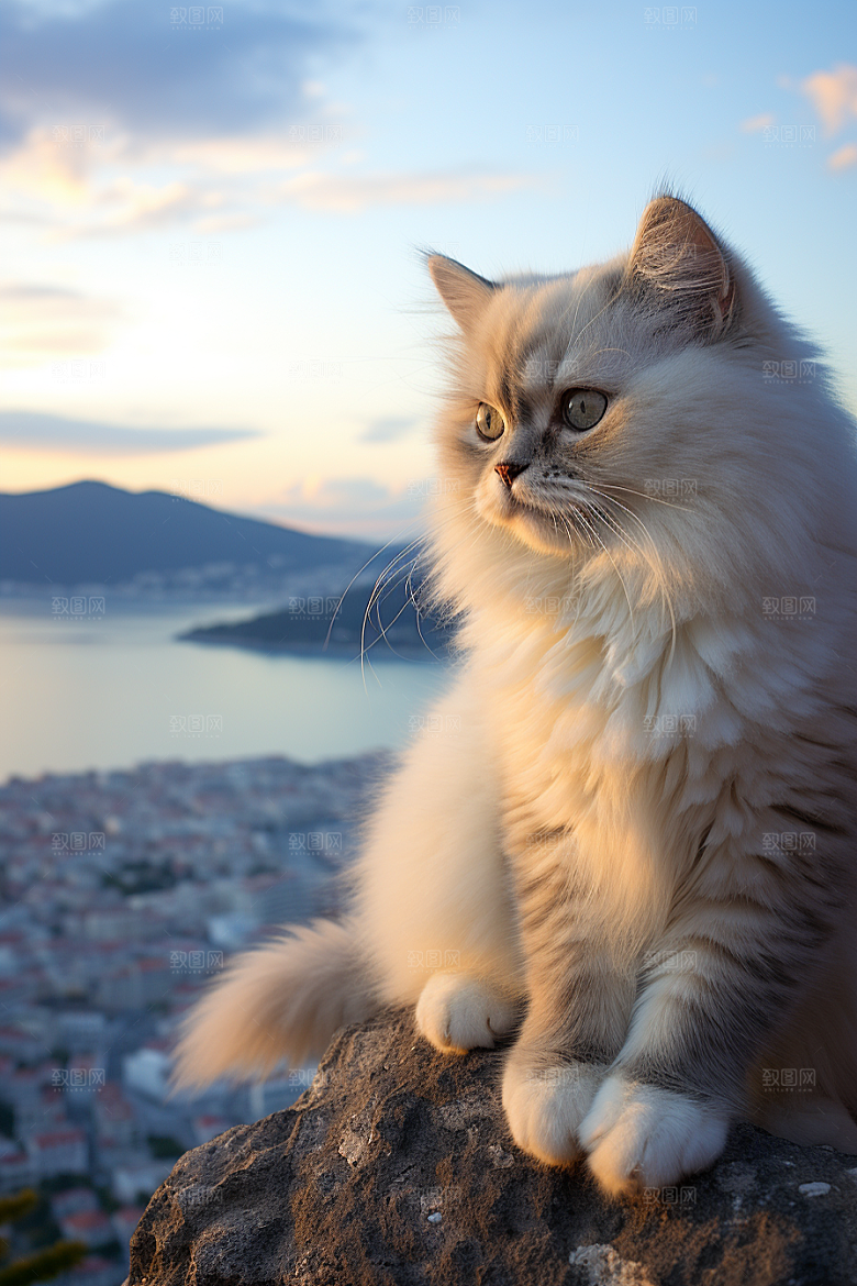 布偶猫自然养宠摄影图