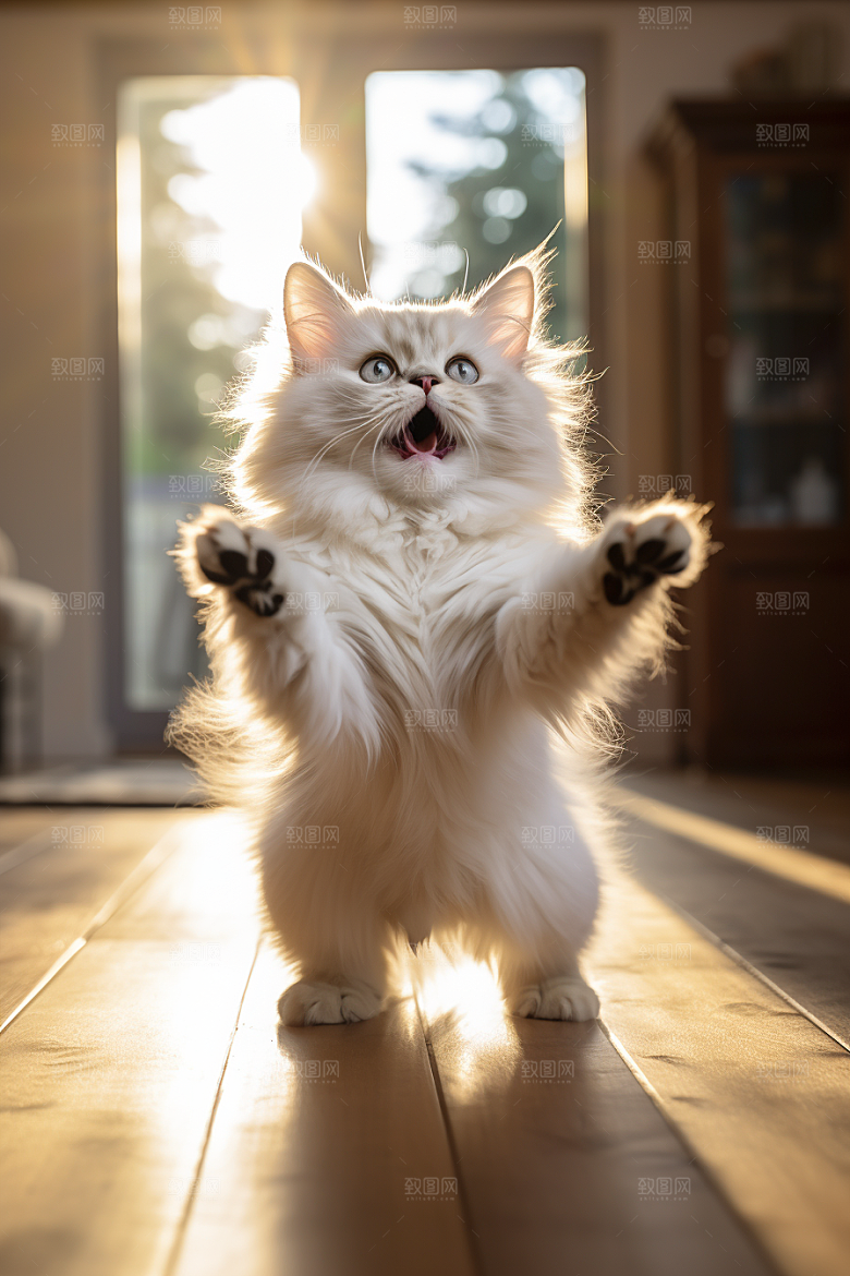 布偶猫宠物高清摄影图