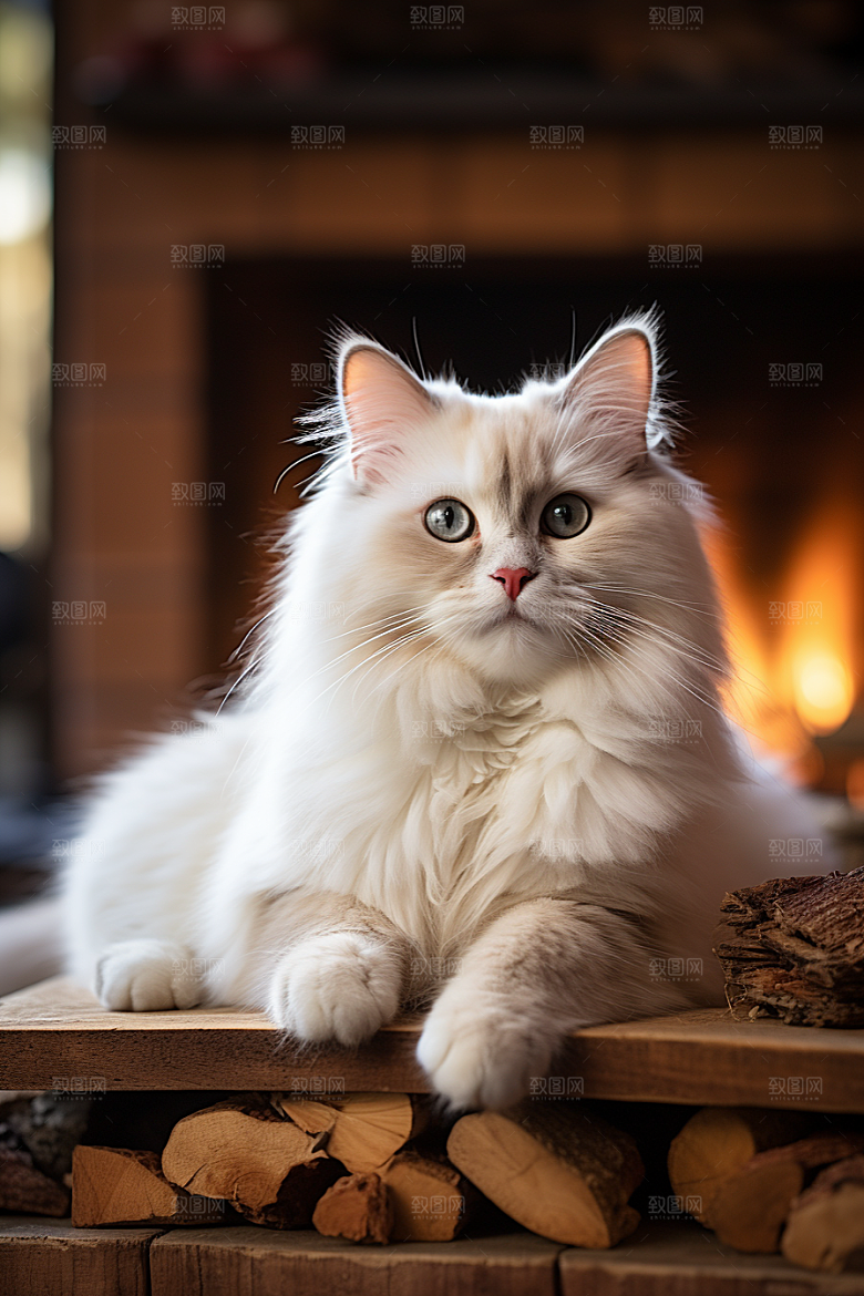 布偶猫生活清新摄影图