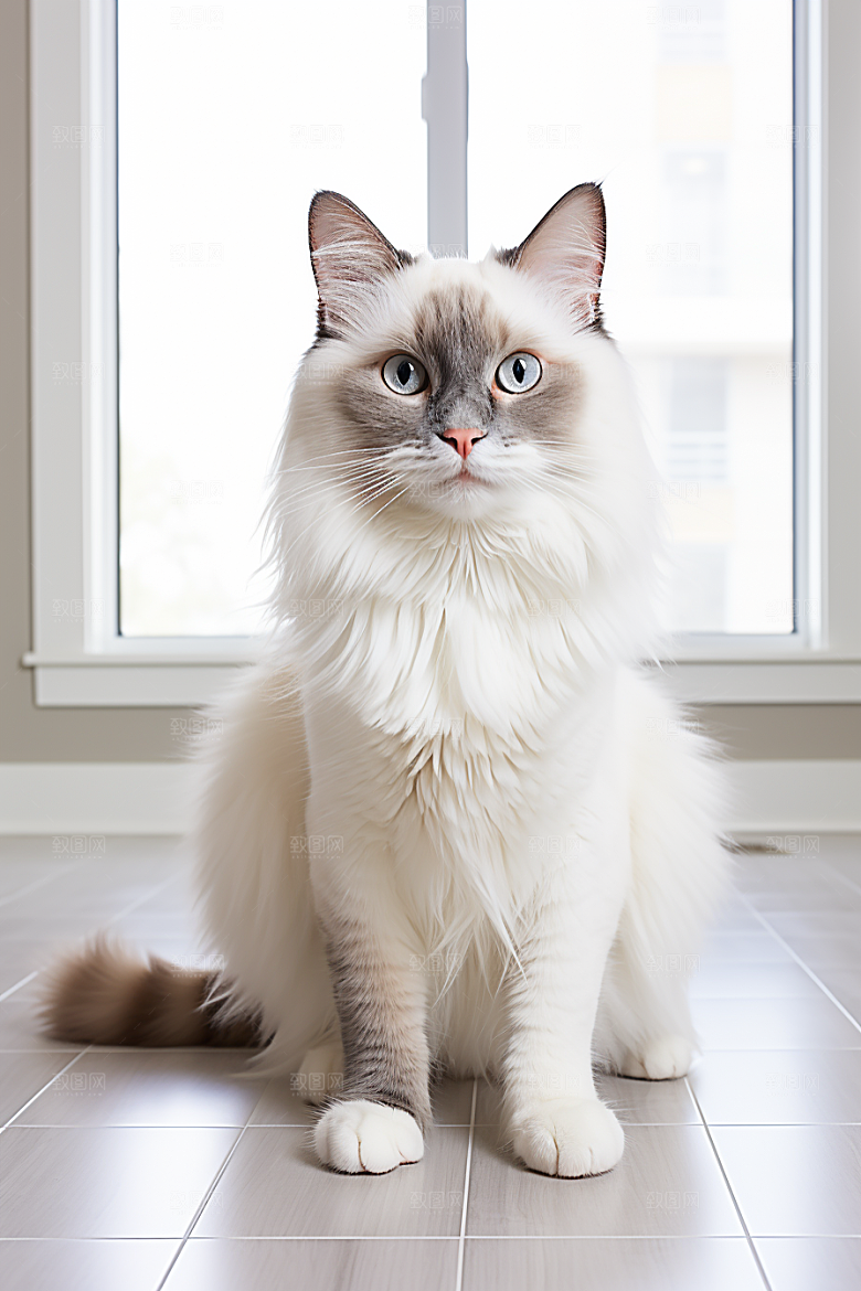 布偶猫自然生活摄影图