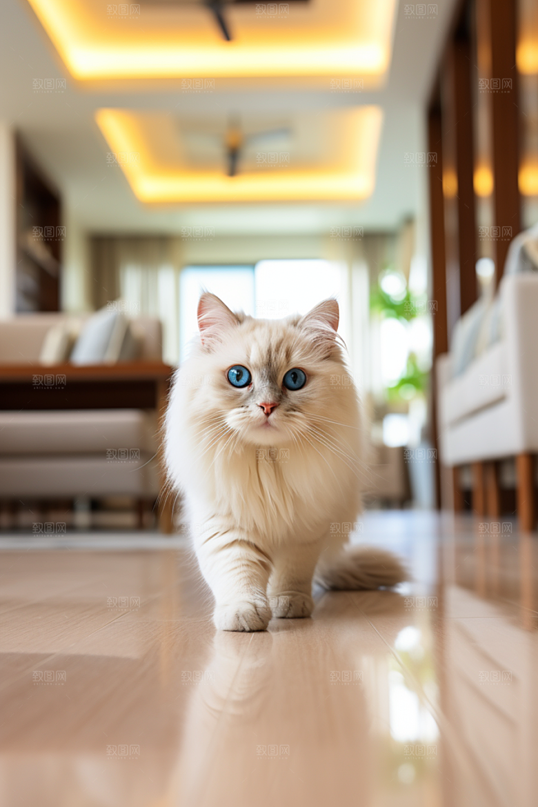布偶猫生活仙女猫摄影图