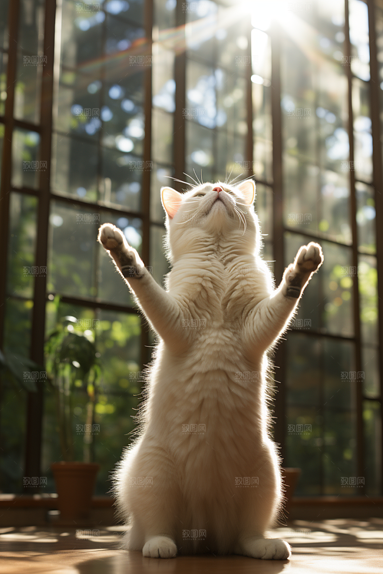 布偶猫高清长毛猫摄影图