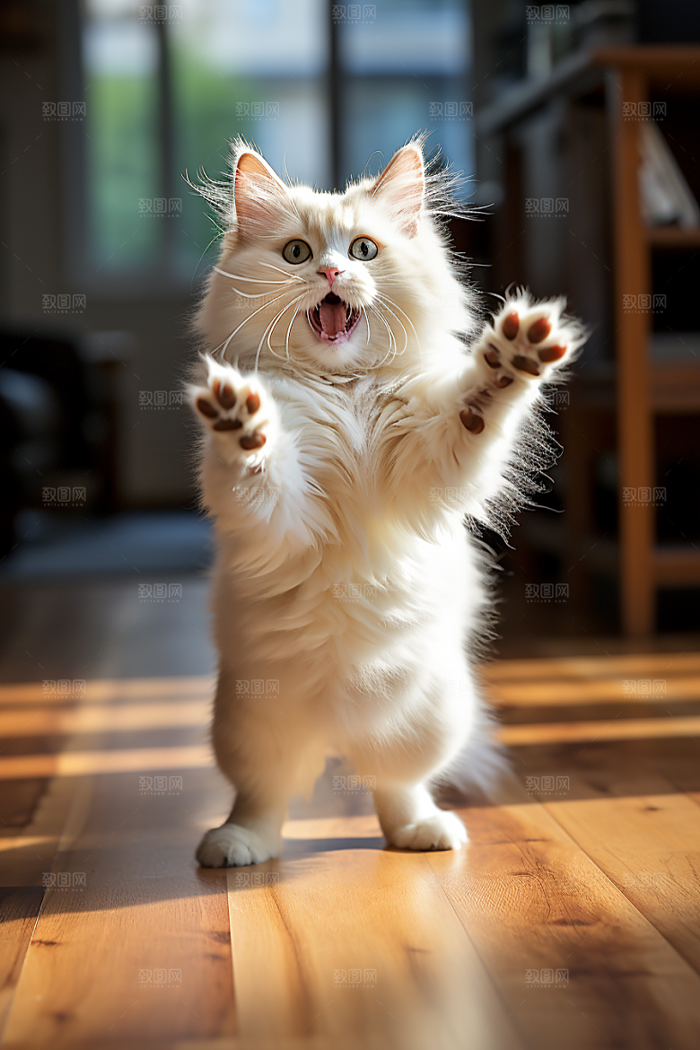 布偶猫养宠家居摄影图