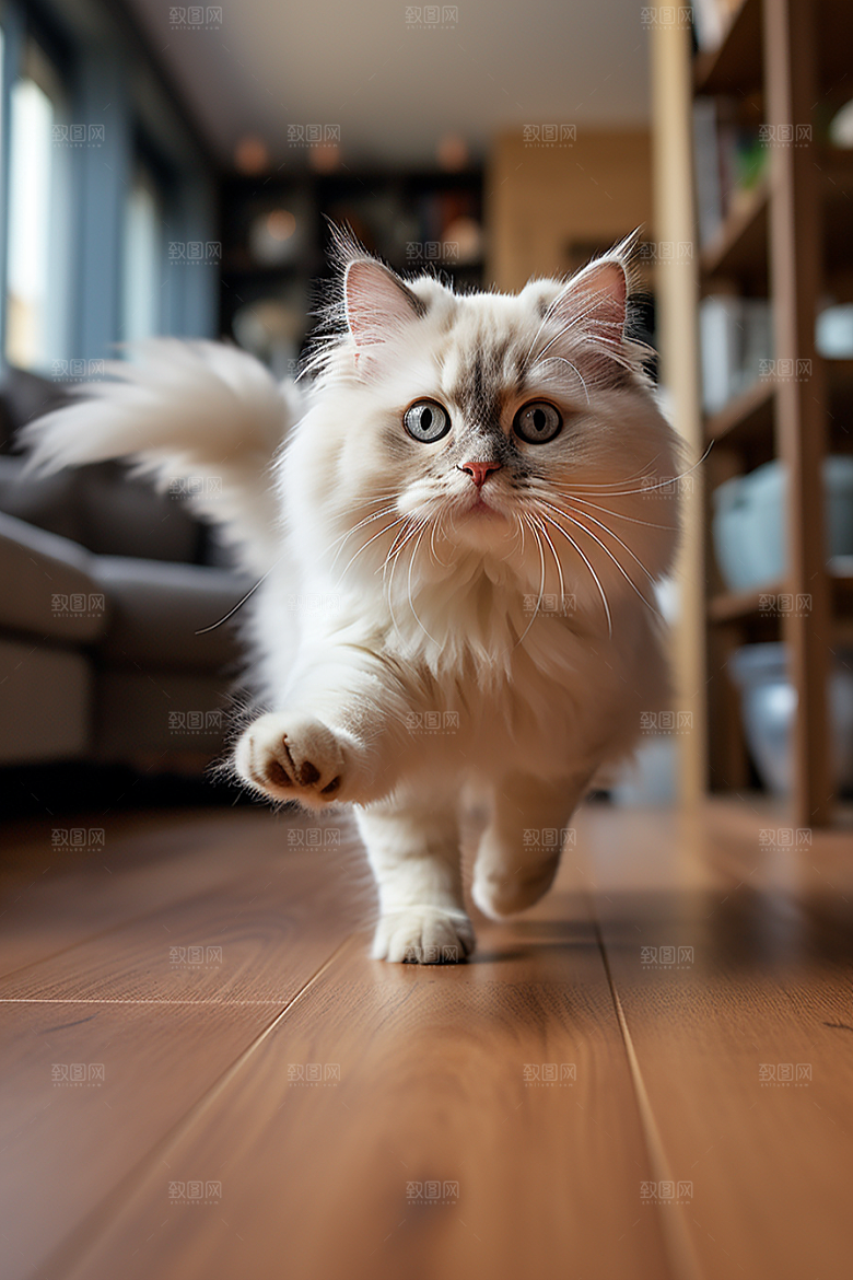 布偶猫可爱家居摄影图