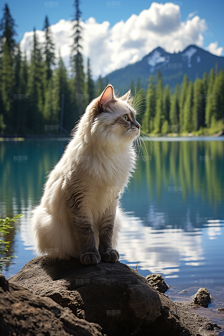 布偶猫生活宠物摄影图