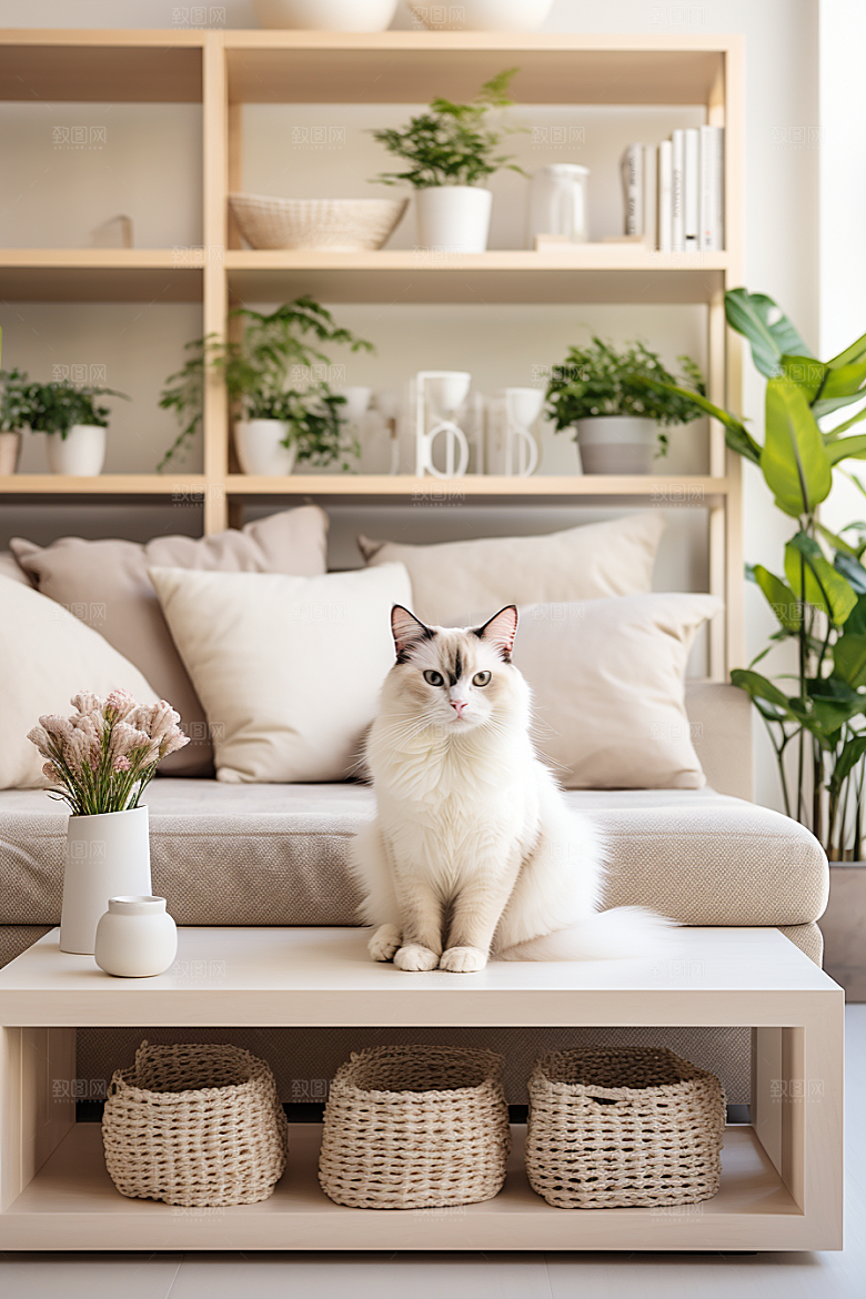 布偶猫清新高清摄影图