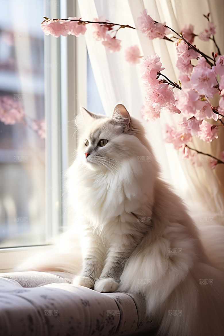 布偶猫生活可爱摄影图