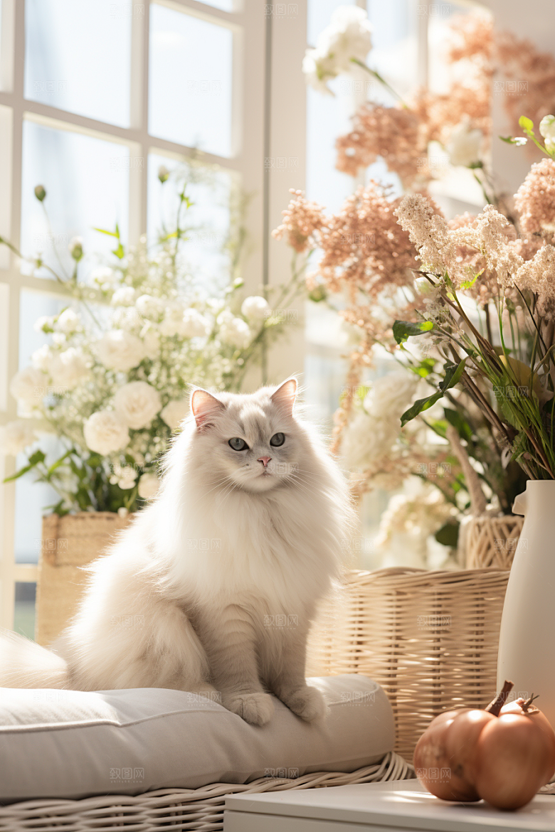 布偶猫高清仙女猫摄影图