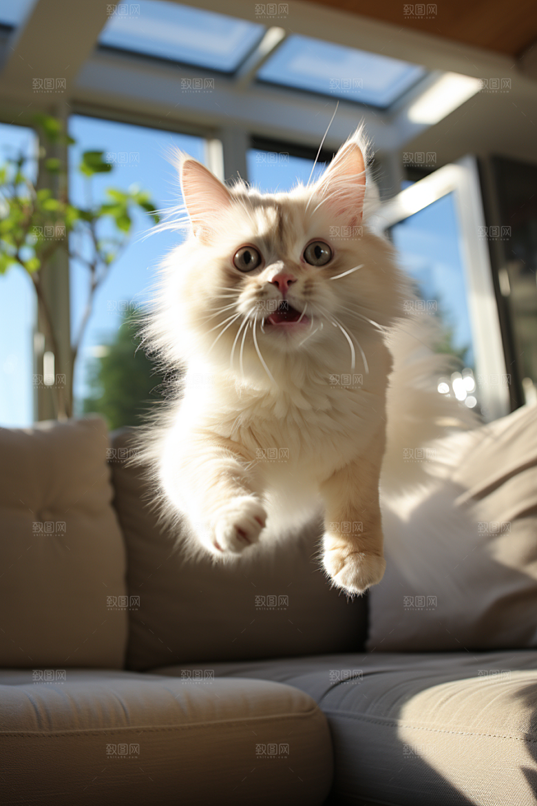 布偶猫生活宠物摄影图