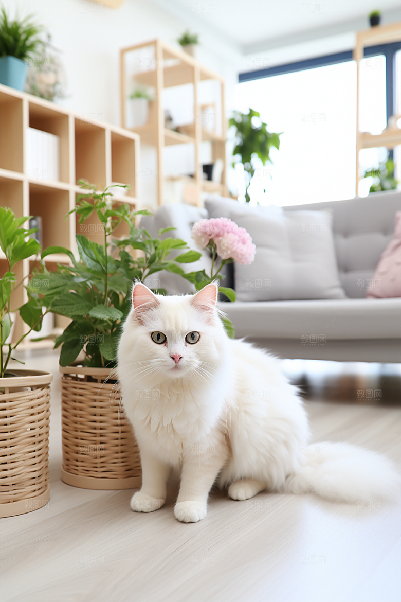 布偶猫养宠自然摄影图