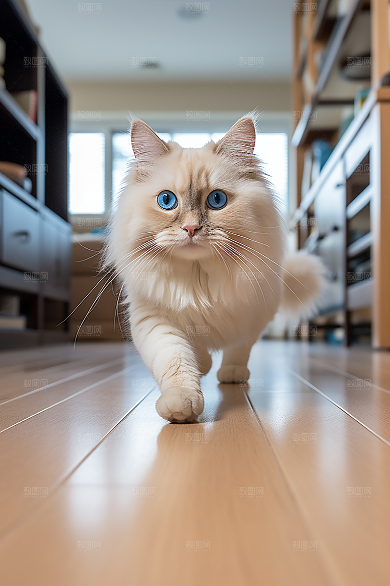 布偶猫仙女猫家居摄影图