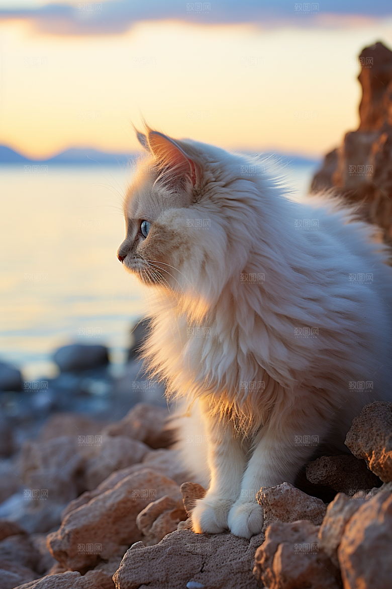 布偶猫自然仙女猫摄影图