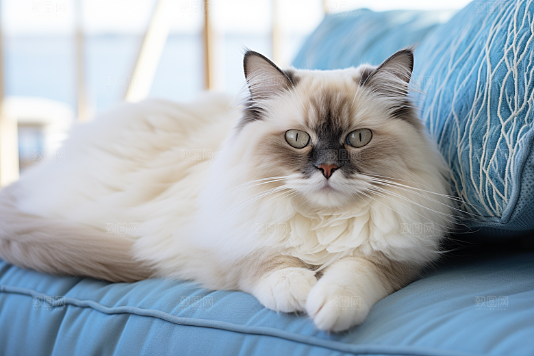 布偶猫仙女猫清新摄影图